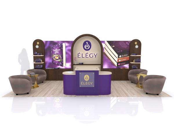 ECO-2131 Sustainable Display w/ Sconce Light Fixture Option -- Image 3