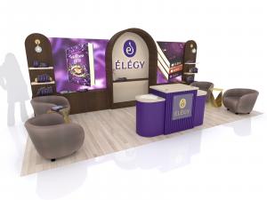 ECO-2131 Sustainable Display w/ Sconce Light Fixture Option -- Image 1