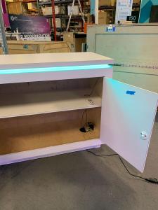 RENTAL: RE-9170 Island Design with 80" Wide x 42" Deep x 190" High Gravitee Storage Tower -- View 6