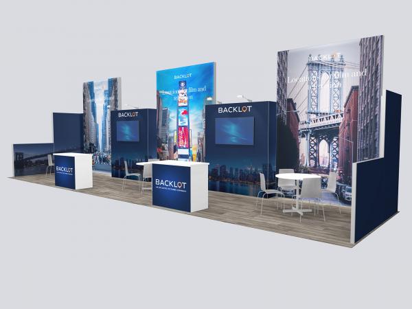 RENTAL |  RE-4004 SuperNova LED Inline Exhibit -- View 2