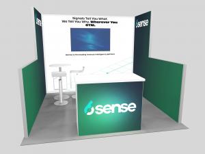 RE-1098 Trade Show Exhibit with Lightbox -- Image 1