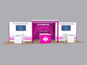 RENTAL | RE-3009 SuperNova LED Inline Exhibit -- View 1