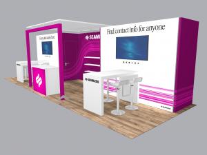 RENTAL | RE-3009 SuperNova LED Inline Exhibit -- View 2