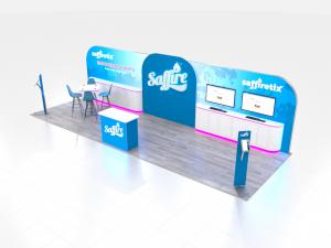 VK-4056 Custom Modular Inline Exhibit -- View 1